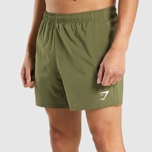 Gymshark Olive Athletic Shorts
